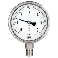 Kobold Stainless Bourdon Tube Pressure Gauge, MAN-R